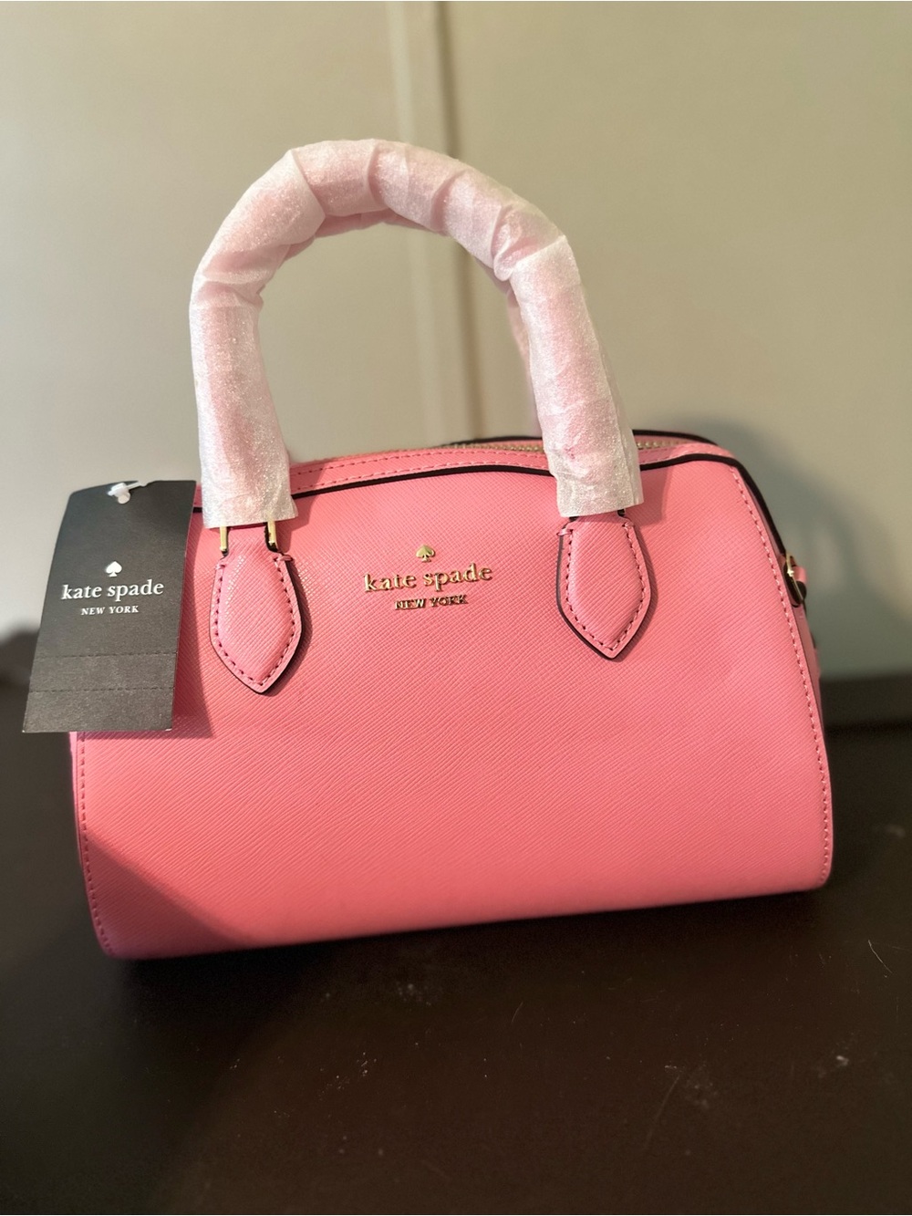 kate spade Pink Saffiano Mini Satchel
